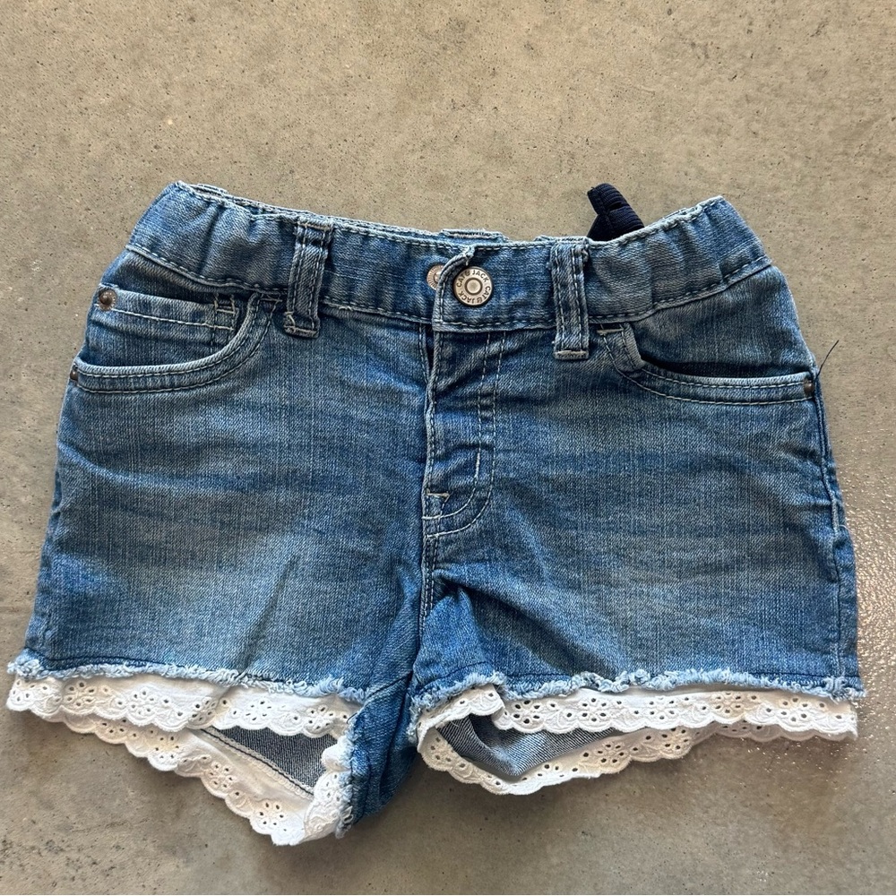 Cat & Jack Jeans Shorts with Eyelet Details